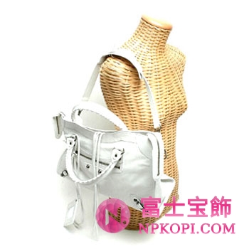 バレンシアガ（BALENCIAGA）ザ・シティ　レディース2wayハンドバッグ　ホワイト　115748-D94JT-9070 